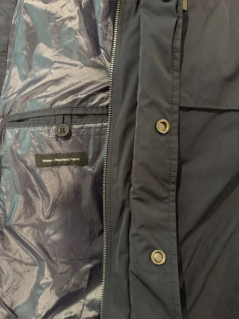 Hugo Boss Calico Men's Military Field Jacket in Dark Navy, 40R